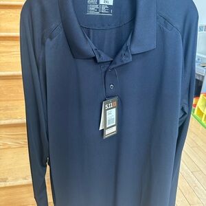 5.11 Tactical Men's Navy Blue Tactical Shirt